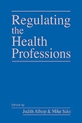 Cover: Regulating the Health Professions - SAGE Publications Inc