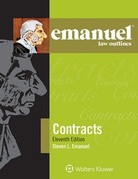 Abbildung von: Emanuel Law Outlines for Contracts - Aspen Publishers Inc.,U.S.