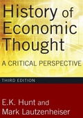 Cover: History of Economic Thought - Routledge