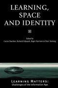Cover: Learning, Space and Identity - SAGE Publications Inc