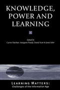 Cover: Knowledge, Power and Learning - SAGE Publications Inc