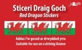 Cover: Sticeri Ddraig Goch / Red Dragon Stickers - Y Lolfa