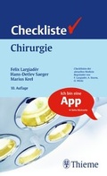 Bild: Checkliste Chirurgie - Thieme