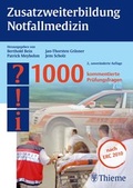 Cover: Zusatzweiterbildung Notfallmedizin - Thieme