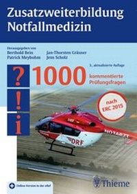 Abbildung von: Zusatzweiterbildung Notfallmedizin - Thieme