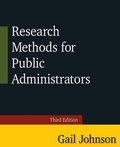 Cover: Research Methods for Public Administrators - Routledge