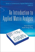 Cover: Introduction To Applied Matrix Analysis, An - World Scientific Publishing Co Pte Ltd