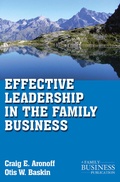 Cover: Effective Leadership in the Family Business - Palgrave MacMillan