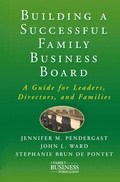 Cover: Building a Successful Family Business Board - Palgrave MacMillan