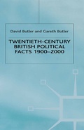 Cover: Twentieth-Century British Political Facts, 1900-2000 - Palgrave Macmillan