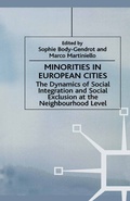 Cover: Minorities in European Cities - Palgrave Macmillan