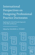 Cover: International Perspectives on Designing Professional Practice Doctorates - Palgrave MacMillan