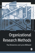 Cover: Organizational Research Methods - SAGE Publications Inc