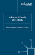 Cover: A Rossetti Family Chronology - Palgrave Macmillan