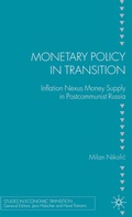 Cover: Monetary Policy in Transition - Palgrave Macmillan