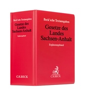 Abbildung von: Gesetze des Landes Sachsen-Anhalt Ergänzungsband - C.H.BECK