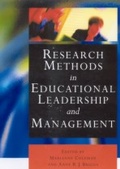 Cover: Research Methods in Educational Leadership and Management - SAGE Publications Inc