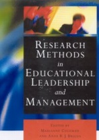 Enlarge image Cover: Research Methods in Educational Leadership and Management - SAGE Publications Inc