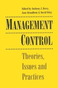 Cover: Management Control - Palgrave Macmillan