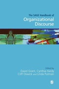 Cover: The SAGE Handbook of Organizational Discourse - SAGE Publications Inc