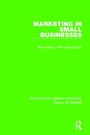 Cover: Marketing in Small Businesses - Routledge