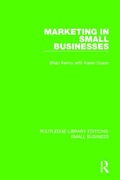 Cover: Marketing in Small Businesses - Routledge