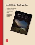Cover: Loose Leaf for Explorations: Introduction to Astronomy - McGraw-Hill Education