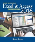 Bild: Using MicrosoftA (R) ExcelA (R) and Access 2016 for Accounting - South-Western College Publishing