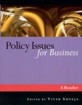 Cover: Policy Issues for Business - SAGE Publications Inc