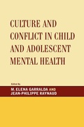 Cover: Culture and Conflict in Child and Adolescent Mental Health - Jason Aronson Publishers