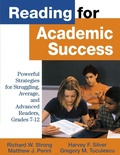 Cover: Reading for Academic Success - Corwin Press Inc