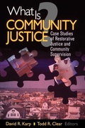 Cover: What is Community Justice? - SAGE Publications Inc