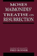 Cover: Moses Maimonides' Treatise On Resurrection - Jason Aronson Publishers
