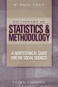 Cover: Dictionary of Statistics and Methodology - SAGE Publications Inc