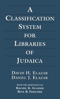 Abbildung von: A Classification System for Libraries of Judaica - Jason Aronson Publishers