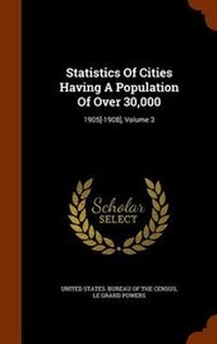Enlarge image Cover: Statistics of Cities Having a Population of Over 30,000 - Arkose Press