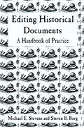 Cover: Editing Historical Documents - AltaMira Press