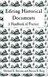 Enlarge image Cover: Editing Historical Documents - AltaMira Press