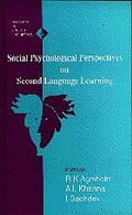 Cover: Social Psychological Perspectives on Second Language Learning - SAGE Publications Inc