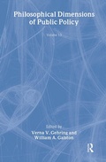 Cover: Philosophical Dimensions of Public Policy - Transaction Publishers