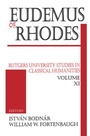 Cover: Eudemus of Rhodes - Transaction Publishers