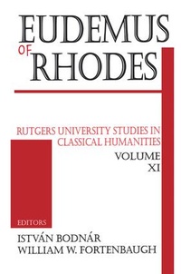 Enlarge image Cover: Eudemus of Rhodes - Transaction Publishers