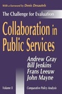 Cover: Collaboration in Public Services - Transaction Publishers