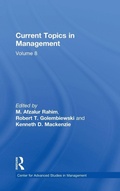 Cover: Current Topics in Management - Transaction Publishers