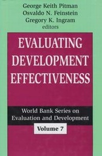 Enlarge image Cover: Evaluating Development Effectiveness - Transaction Publishers