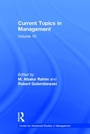 Cover: Current Topics in Management - Transaction Publishers