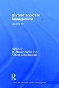 Cover: Current Topics in Management - Transaction Publishers