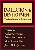 Cover: Evaluation and Development - Transaction Publishers