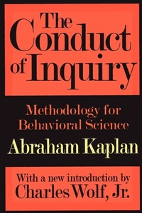 Enlarge image Cover: The Conduct of Inquiry - Transaction Publishers