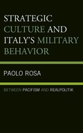 Cover: Strategic Culture and Italy's Military Behavior - Lexington Books